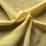 Gelber Gardinenstoff aus recycelten Polyester