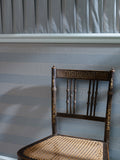Regency Streifen Baumwolle in blau
