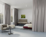 edler Luxus Dimout Vorhang in grau
