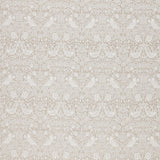 hellgrau Leinenstickerei mit William Morris Design