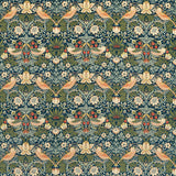 Strawberry Thief indigo Samt