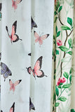 Zarter Voile mit Schmetterlingen