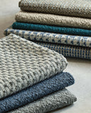 Ökologische Bouclé Polsterstoffe in leinen beige