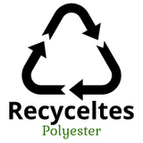Scherli Gardinen Store aus recycelten Polyester in der Farbe weiß und blau