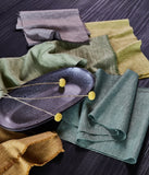 Schmutzabweisende Polsterstoffe in der Farbe himmelblau