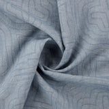 Halbleinen Polsterstoff skyblue