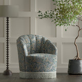 Jugendstil  William Morris Sesselstoff blau 