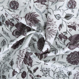 Nachhaltiger Blüten Dekostoff dusky rose