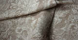 Paisley Stoff in hellbraun