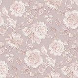 Öko Blumenstoff dusky rose