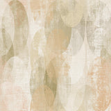 Edler Bio Dekostoff in beige mit Ellipsen