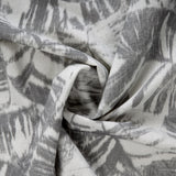 Bio Palmenstoff in der Farbe dark grey