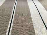 Streifenstoff 100% Baumwolle beige