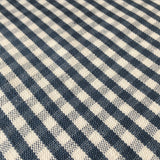 Baumwollkaro Klassisch blau