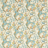 Golden Lily William Morris Dekostoff blau grün