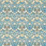 Strawberry Thief Dekostoff blau