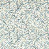 Edler William Morris Baumwollstoff in der Farbe hellblau