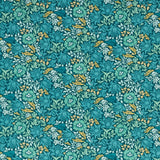 Mallow William Morris Dekostoff blau grün