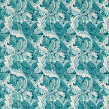 Acanthus William Morris Dekostoff blau grün