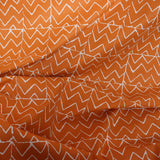 Dekostoff orange Baumwolle