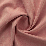 Bekleidungsstoff aus recycelter Baumwolle mit Jacquard Fischgrat Musterung in altrot