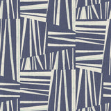 Organic Stoffe in indigo blau