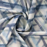 Bio Aquarell Stoffe indigo blau