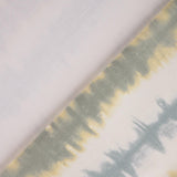 Batik Stoffe mit grünen Farben