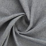 Bekleidungsstoff aus recycelter Baumwolle in tiefblau