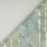 Bio Baumwolle mit Zackenmuster mixed green